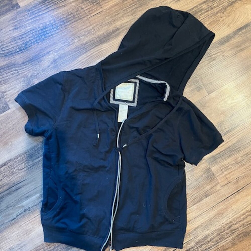 Zipper black jacket for cool days